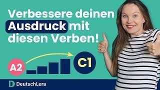 SO verbesserst du deinen Ausdruck I Deutsch lernen b2 c1
