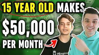 $50000Month at 15 YEARS OLD With Dropshipping  Ecommerce Empire Builders & Peter Pru Review