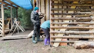 9 ==== Weekend in the TAIGA with a GIRL IN A LOG CABIN MR