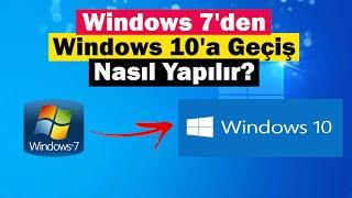 Windows 7den Windows 10a Geçiş Nasıl Yapılır?    USB CD DVD YOK