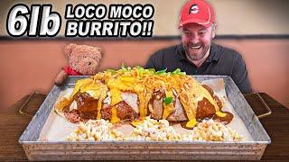 Aina Grills Overstuffed 6lb Hawaiian Loco Moco Burrito Challenge in Waipahu Hawaii