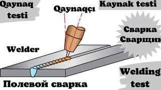 1G qaynaq pozisyonuQaynaq test videosumasterjob