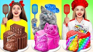 Me vs Grandma Cooking Challenge  Cake Decorating Challenge Secrets by MEGA GAME