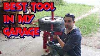 Harbor Freight Tire Changer with Duckbill Mod