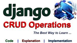 Django CRUD Operations