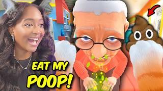 *NEW* I GAVE GRANNY MY POOP  I am Cat VR Update