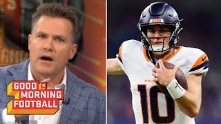 GMFB  Not Caleb Williams Broncos rookie QB Bo Nix has the most on the line this season - Brandt