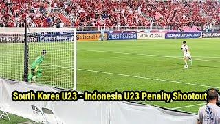 South Korea U-23 vs Indonesia U-23 10-11  Full Penalty Shootout  AFC U-23 Championship 