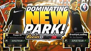 NBA STAR DANGELO RUSSELL + POWER DF DOMINATE *NEW* DOUBLE REP PARK BEST PLAYER BUILDS 3S NBA 2K19