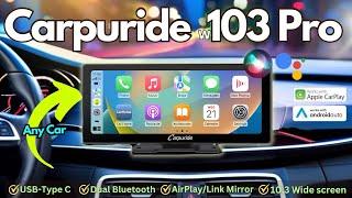 Upgrade Your Car with CarPuride W103 Pro Apple CarPlay & Android Auto