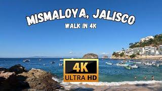 A walking tour of Mismaloya Jalisco in 4K