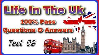 Life In The UK Test Updates 2024  Hard Questions  Exam 09  British Citizenship Test