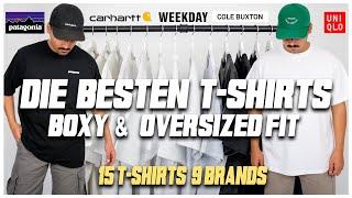 Die Besten T-Shirts Boxy & Oversized Fit  15 T-Shirts 9 Brands  Try-on haul  Sami Rhoma