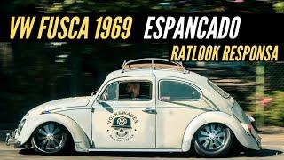 VW FUSCA 1969 RATLOOK ESPANCADO  E COM MUITA PERNSOALIDADE