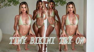 TINY BIKINI TRY ON  Yaslen Clemente