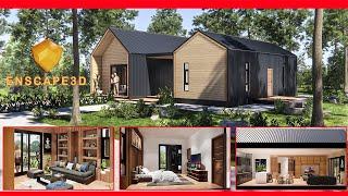 Enscape for SketchUp - Full Tutorial of Tiny House Modeling & Render  Enscape 2.6 12100