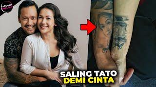 BUKTIKAN CINTA Artis-Artis ini Rela Tato Wajah Pasangan di Tubuhnya Indahnya