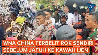 Kesaksian Pemandu soal WNA China Jatuh ke Kawah Ijen