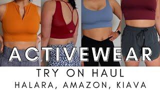 Activewear Try On Haul - Halara and Amazon mom workout clothes