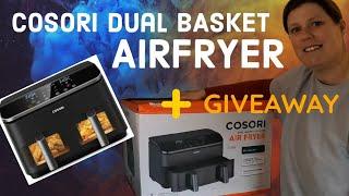 taking a look at the new COSORI DUAL BASKET airfryer