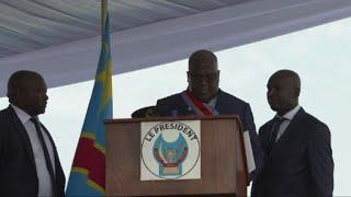 New DR Congo president feels unwell during inauguration