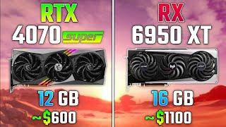 RTX 4070 SUPER vs RX 6950 XT  Test in 7 Games