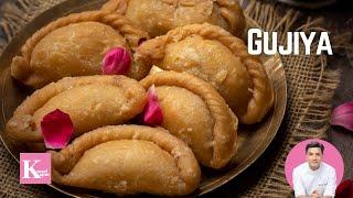 Mawa Gujiya Recipe  मावा गुजिया होली वाली  Kunal Kapur Recipe  Holi Dessert Recipe Gujia