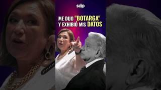 Paso de decirme BOTARGA a EXHIBIR mis DATOS XÓCHITL GÁLVEZ insiste en VIOLENCIA de género de AMLO