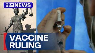 Covid vaccine mandates for emergency workers found to be unlawful  9 News Australia