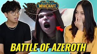 Non-World of Warcraft Players React to World of Warcraft Battle for Azeroth Cinematic Trailer