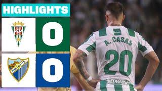 CÓRDOBA CF 0 - 0 MÁLAGA CF  HIGHLIGHTS LALIGA HYPERMOTION