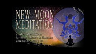 NEW MOON Meditation October 2023 guided LIBRA   Balance & harmony letting go