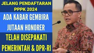 JELANG PENDAFTARAN PPPK 2024  3 KABAR GEMBIRA UNTUK JUTAAN HONORER SE_INDONESIA.