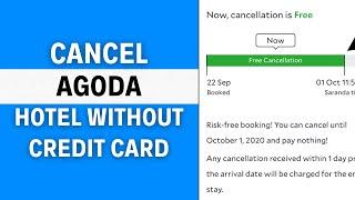 How to Cancel Hotel in Agoda without Credit Card  FULL GUIDE