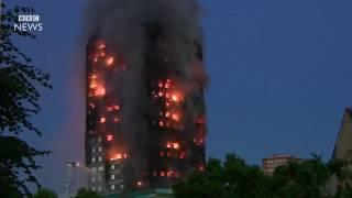 London Grenfell Tower FRE a 24 Storey Residential Building