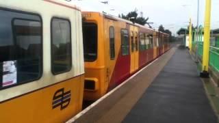 Tyne and Wear Metro - Metrocars 4001 and 4033 depart Percy Main