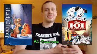 Film vs Film Lady and the Tramp 1955 vs 101 Dalmatians 1961