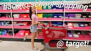 back to school shopping at target + haul