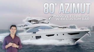 80 Azimut Motoryacht Walkthrough HAPPY HOURS