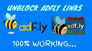 How to unblock adfly links 100% working...