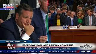 TED CRUZ GRILLING Facebook CEO Mark Zuckerberg Under Fire FNN