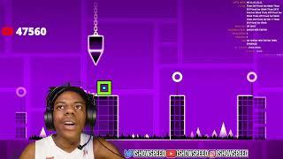 ISHOWSPEED PLAYS GEOMETRY DASH RAGES ...