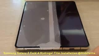 Samsung Galaxy Z Fold 4 Diamond  Hydrogel Film Installation @mobilelitesg