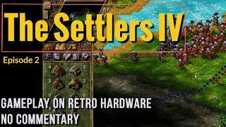 The Settlers IV Ep.2 - Retro PC Gameplay NVIDIA TNT2 M64- PIII 500 No Commentary