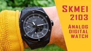 Skmei 2103 CasiOak variation Analog-Digital watch review  #skmei #skmeiwatch #gedmislaguna