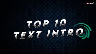 Top 10 Text Intro Alight Motion Templates  intro Preset alight motion  intro xml