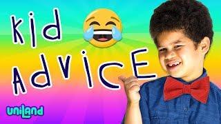 Cute Kid Gives Adults Life Advice  UniBooth  UniLand Kids