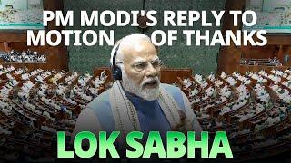 Lok Sabha Live PM Modis reply to Motion of Thanks on Presidents address in Lok Sabha