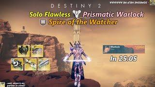 Spire of the Watcher Solo Flawless Prismatic Warlock In 2505 Destiny 2 The Final Shape