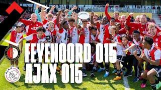 Feyenoord O15 KAMPIOEN na KRANKZINNIGE COMEBACK  Highlights Feyenoord O15 - Ajax O15